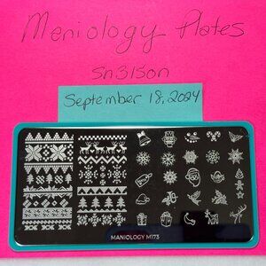 Maniology Plate: Winter Occasions XL: Ugly Sweater/Holly Jolly M173